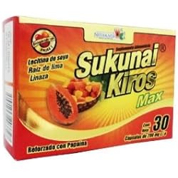 Sukunai Kiros Max is Reinforced with Papain and Bromelain, Omega 3-6-9