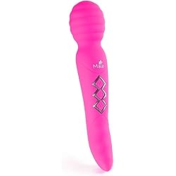 Zoe Twisty USB Rechargeable Dual Vibrating Pleasure Wand HOT Pink