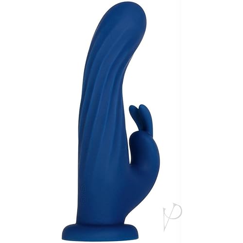 Evolved Love Is Back - Remote Rotating Silicone Rechargeable Rabbit - Blue
