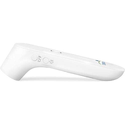 2021 Newly Release Innovo Medical Touchless Forehead Thermometer, Non-Contact Fever Alert, Termometro Digital Off-White, iF100B