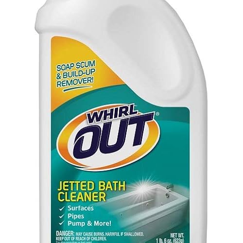 Summit Brands WhirlOUT Jetted Bath and Hot Tub Cleaner, 22 Ounce, White, WO06N