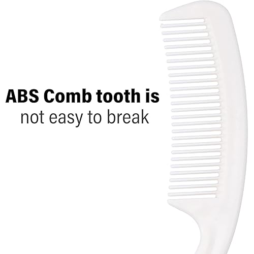 Long Reach Handled Comb, Ergonomic Curved Handles Comb for Elderly and Hand Disabled People