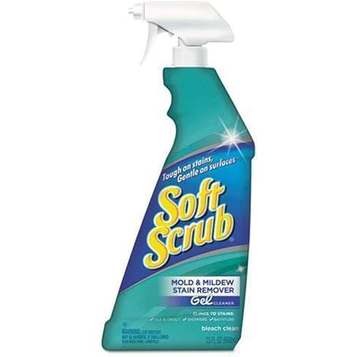 Soft Scrub Bleach Clean Mold & Mildew Stain Remover Gel Cleaner 23 fl. oz. Spray Bottle
