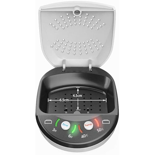 Drying Case for Hearing Aid Electronic Dehumidifier Hearing Aids Dryer with 36 Hour Timer Aid202