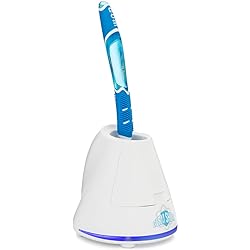 TAO Clean Germ Shield UV Sanitizer – Universal Cleaning Station that Accommodates all Manual and Electric Toothbrushes, Travel Friendly, Kills 99.9% of Germs