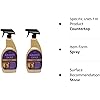 Granite Gold Polish Spray - Maintain Shine And Luster Of Natural Stone Surfaces - 24 Ounces Pack of 2