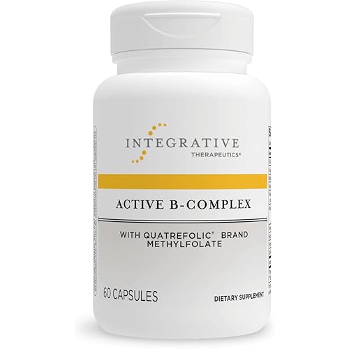 Integrative Therapeutics - Active B-Complex - Cellular Energy Production- with 8 B-Vitamins, Vitamin B12, Folate, Choline - 60 Capsules