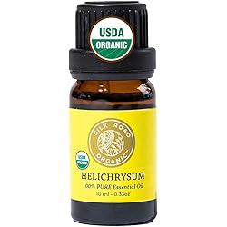 Organic Helichrysum Italicum Essential Oil, 100% Pure USDA Certified Aromatherapy for Skin Care, Anti-Aging - 10 ml