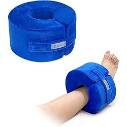 Heel Protector for Pressure Sores Foot Elevation Pillow Ankle Protector Wedge Heel Protector Cushion for Bed Sores Foot Support Pillow for Sleeping Ulcer Foot Elevated Foam Medium, 1 PCS