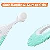 Baby Toothbrush & Toddler Toothbrush for Age 0-2 Years Old. Extra Soft Toothbrush with 10000 Soft Floss Bristle for Baby Gum Care, Dentist Recommended 3 Pack