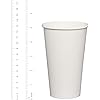 200 Pack] 16 oz. Disposable White Paper Hot Coffee Cups