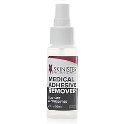 Skinister Prosthetic Medical Adhesive Remover 2oz | Ostomy, Mastectomy, SFX