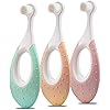 Baby Toothbrush & Toddler Toothbrush for Age 0-2 Years Old. Extra Soft Toothbrush with 10000 Soft Floss Bristle for Baby Gum Care, Dentist Recommended 3 Pack