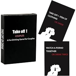 nxzmx Drunk Desires Couples Drinking Game Drinking Card Game for Girlfriend,A Fun Drinking Card Game for Couple Card Game Make Your Friend and Partner,Laugh,Party Game.Drunk Desires for Lover,Black