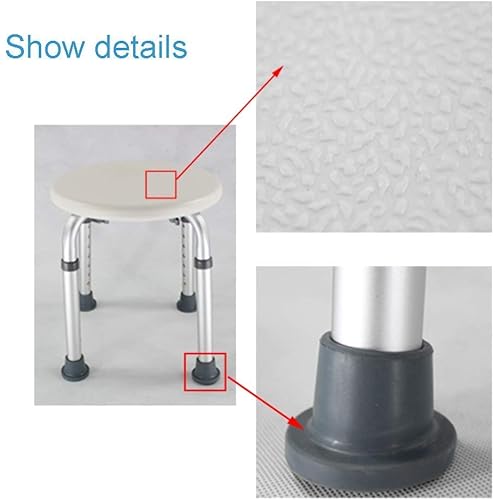 MKYOKO Shower Lift Chair | with Anti-Slip Rubber Tips | Medical Bath Tool | with Durable Aluminum Legs,A A G