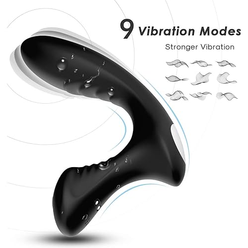 Anal Vibrator, STIRLOVE Prostate Massager 9 Speeds Male Prostate Massaging G spot Stimulator Rechargeable Adult Anal Sex Toys for Men Women and Couples