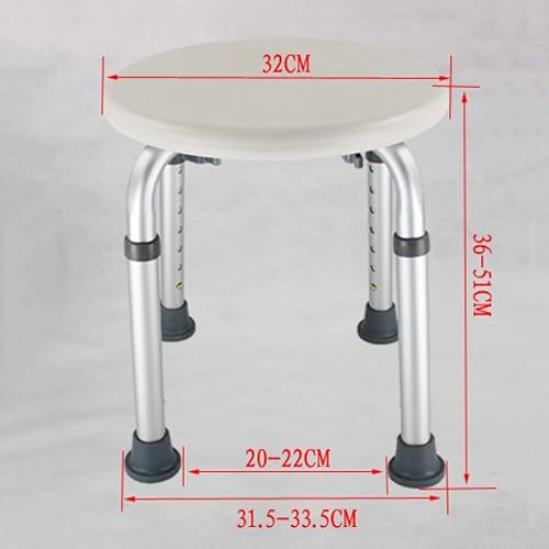 MKYOKO Shower Lift Chair | with Anti-Slip Rubber Tips | Medical Bath Tool | with Durable Aluminum Legs,A A G
