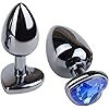 Romi Heart Shaped Stainless Steel Anal Butt Plugs Anal Trainer Toys, Personal Massager