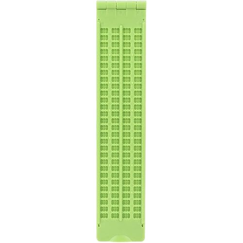 Braille Writing Tool, Braille Writing Slate Braille Slate Kit Craftsmanship Portable Size with Small Stylus for Special Education School for Braille Learning