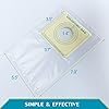 Peritoneal Dialysis Shower Pouch Waterproof Shield PD Port Protector Disposable Cover for Transfer Set Holder Catheter Peg Feeding GTube Bathing Accessories Colostomy BagPack of 50