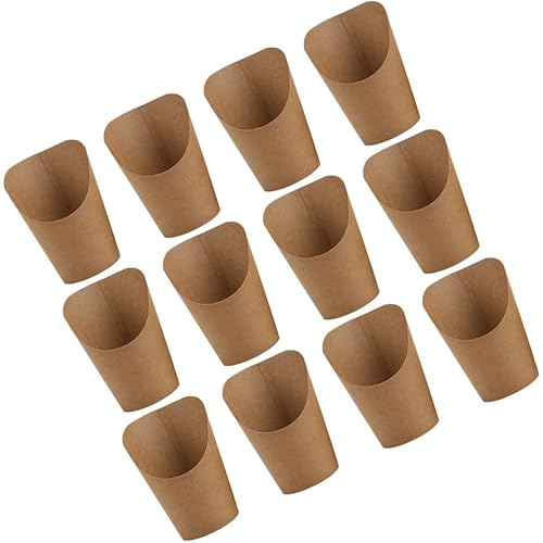 Cabilock 100pcs Corn Cup: Appetizers Fairs Xxcm Puff Trays Picnic Cream Supplies Bags Cups, Baby Ing Oz Take- Out Home Wrap Lovers Shop Party for Holder