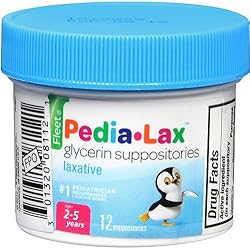 Fleet Children's Pedia-Lax Liquid Glycerin Laxative Suppositories 12ea