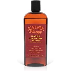 Leather Honey Leather Conditioner, Best Leather Conditioner Since 1968. for Use on Leather Apparel, Furniture, Auto Interiors, Shoes, Bags and Accessories. Non-Toxic and Made in The USA