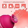 Clitoral Vibrator for Women with 7 Powerful Licking Vibration Modes,2 in 1 Clitoral Vibrator for Double Stimulation,Rechargeable G spot Vibrator Clitoral Tongue Vibrator