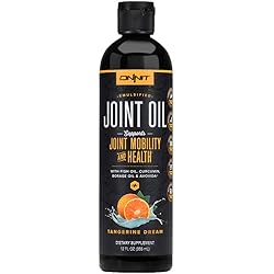Onnit Joint Oil: Emulsified Liquid Fish Oil to Support Joint Health and Mobility - Tangerine Flavor 12oz