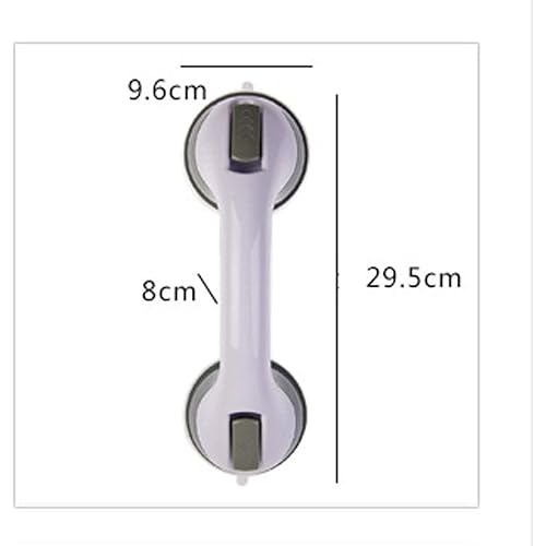 Grab Bar Bathroom Safety Hand Rail Punch-free , White Non-slip Strong Suction Cup , High Stability and Strong Anti-fall Anti-static , for The Elderly Pregnant Women for Safe and Normal Temperature Bar