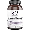 Designs for Health Thyroid Synergy - Thyroid Support Supplement with Iodine, American Ginseng, Selenium, Zinc Manganese - Vegan Thyroid Vitamins, Gluten Free 120 Capsules
