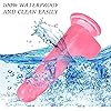 Cordless Wand Massager Waterproof & Strong Neck Back Muscle Massage-Mini Great for Travel and Gift Pink