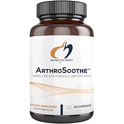 Designs for Health ArthroSoothe - Collagen II, Green Lipped Mussel, MSM, Turmeric More to Help to Help Support Healthy Joint Function - Non-GMO Supplement for Adults 120 Capsules