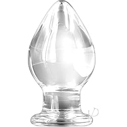 NS Novelties Renegade Glass Knight Anal Probe - Clear