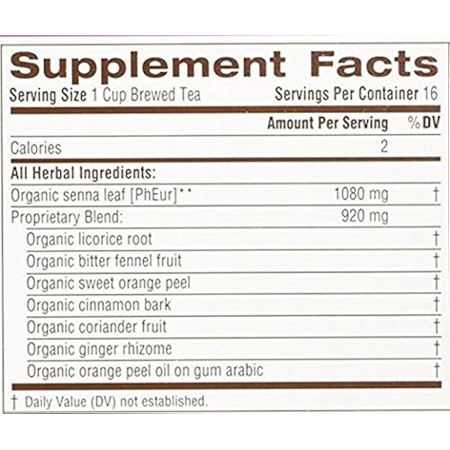 Traditional Medicinals Smooth Move, Laxative Tea, Organic, 16 Count