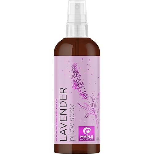 Lavender Sleep Spray for Pillows and Linen - Nighttime Linen Spray for Bedding with Chamomile and Lavender Pillow Spray for Sleeping and Relaxation - Sleep Essential Oil Room Spray and Pillow Mist