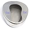 AAProTools Bed Pan Stainless Steel Bedpan for Home Hospital Bed Pans for Women Men Elderly Easy to Clean Heavy Duty
