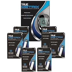 True Metrix Blood Glucose Test Strips 6x50 With Monitor System
