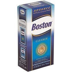 Boston Cleaner for Rigid Gas Permeable Contact Lenses, Advance Formula, 1-Ounce Bottles Pack of 2
