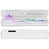 TAISHAN UV Sanitizer Toothbrush Case，Rechargeable Portable Travel Toothbrush Holder,Fits All Toothbrushes for Manual Toothbrushes,Safety Feature for Home and Travel