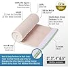 GT USA Organic Cotton Elastic Bandage Wrap 3" Wide, 12 Pack | Hook & Loop Fasteners at Both Ends | Latex Free | Hypoallergenic Compression Roll for Sprains & Injuries