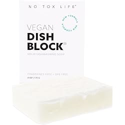 No Tox Life Dish Washing Block Soap - Free of Dyes and Fragrance - Zero Waste
