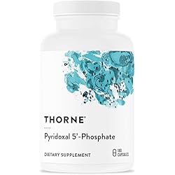 Thorne Pyridoxal 5'-Phosphate - Bioactive Vitamin B6 Pyridoxine Supplement for Energy Production and Neurotransmitter Synthesis - 180 Capsules