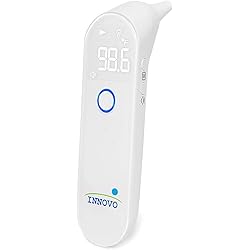 Innovo Medical iE100A Digital Ear and Surface Thermometer Termometro Handheld Kit with Disposable Ear Probes White, 1 Count Pack of 1