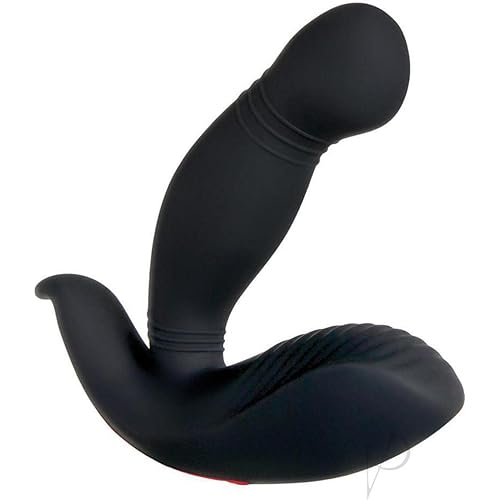 Adams Rechargeable Prostate Massager with Remote - Black