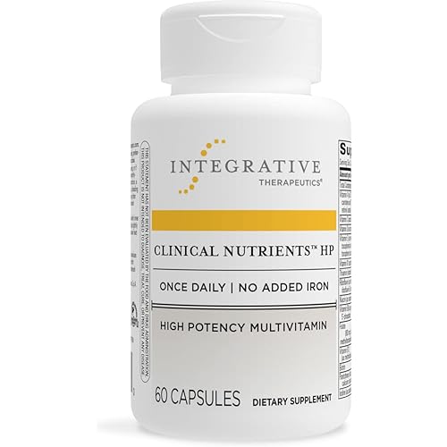 Integrative Therapeutics Clinical Nutrients HP - Multivitamin with Vitamin C, Magnesium, Zinc, Biotin, Vitamin B12, Vitamin E, Inositol - Antioxidant Supplement - Gluten Free - Dairy Free - 60 Caps