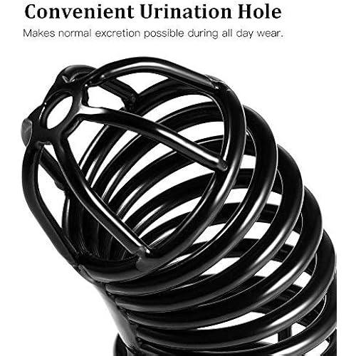 UTIMI Cock Cage Male Chastity Device Locked Cage Sex Toy for Men,Key and Lock Included