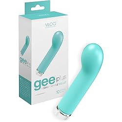 Vedo Gee Plus Rechargeable Vibe, Tease Me Turquoise