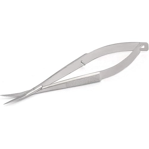 G.S CASTROVIEJO IRIS Scissors 3.75" Curved Sharp Points | G.S