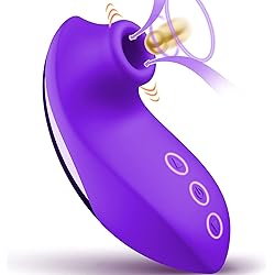 FABIVA Pleasure USB Rechargeable 7 Modes Powerful Tongue Suck & Thrust Sucker G S-po-t C-L-i-t Stimulation Sucking Toys for Women Couples Waterproof，Gifts for Women H44